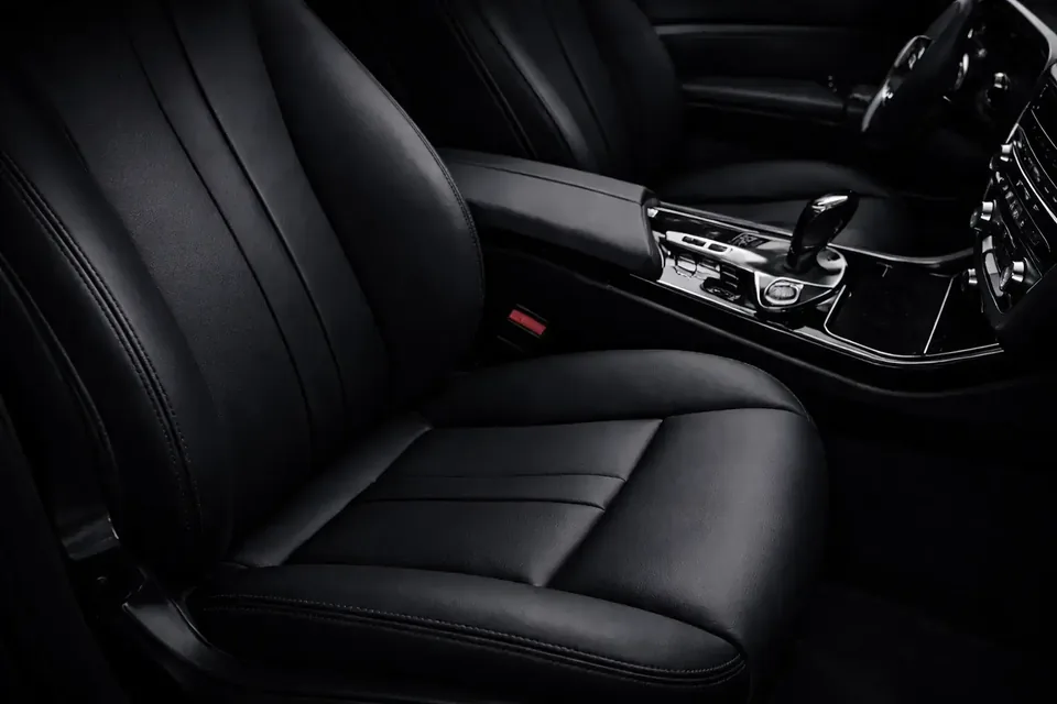 After interior restoration with clean matte finish.