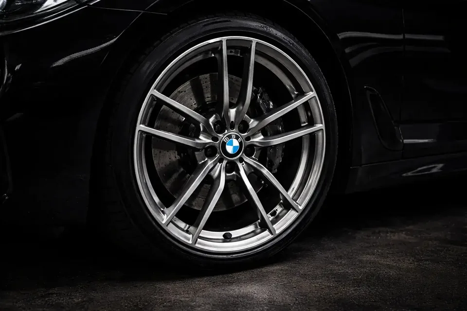 After wheel decontamination and finish restoration.